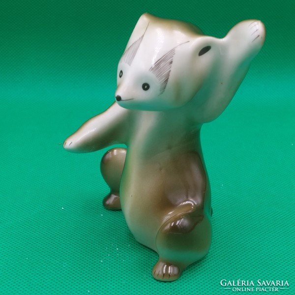Porcelain teddy bear figure