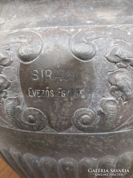 Silver-plated antique 1904 bronze caspo negotiable