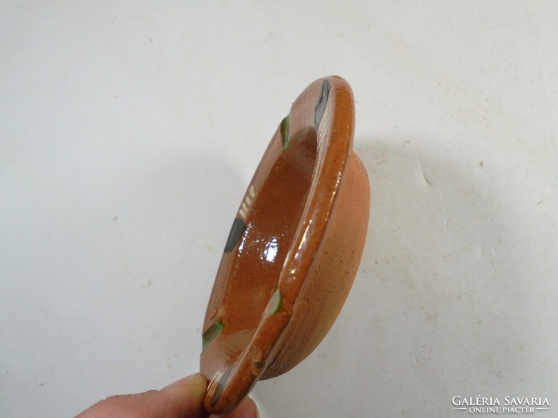 Régi festett kerámia hamutál hamutartó hamus hamu tartó - turista emlék szuvenír