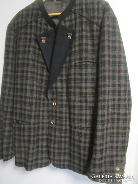 Checked hunting jacket jacket extra premium quality 100 5 wool light m:58 new condition