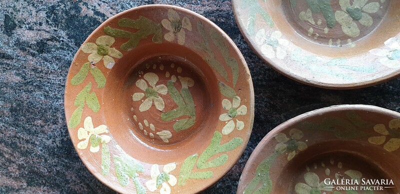 Old Transylvanian hard ceramic wall plates