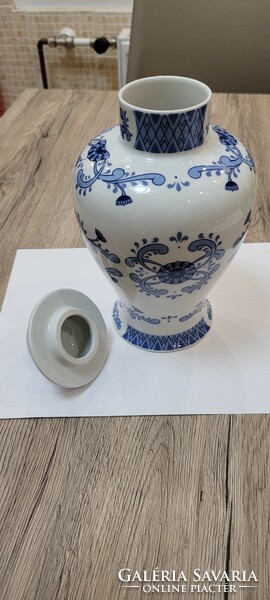 Csodaszép GDR Unterweissbach Porcelán Váza.26cm