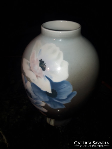 Absolute rarity - old art nouveau porcelain vase with poppies - 24 cm