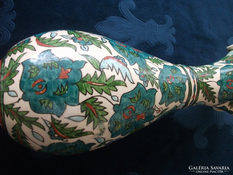Antique izniki hand painted vase
