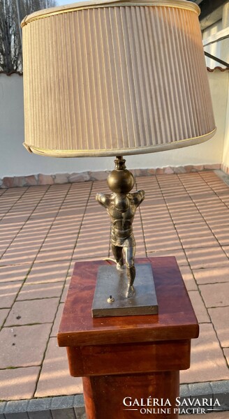 Beautiful bronze lamp