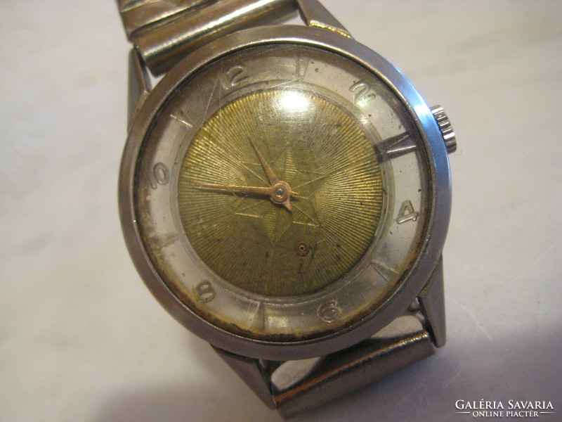 Swiss, ferro mechanical wristwatch eb 1343 type. Mechanics, 15 stones