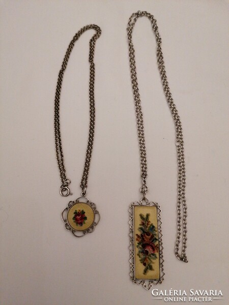 2 pieces of industrial tapestry inlaid chain