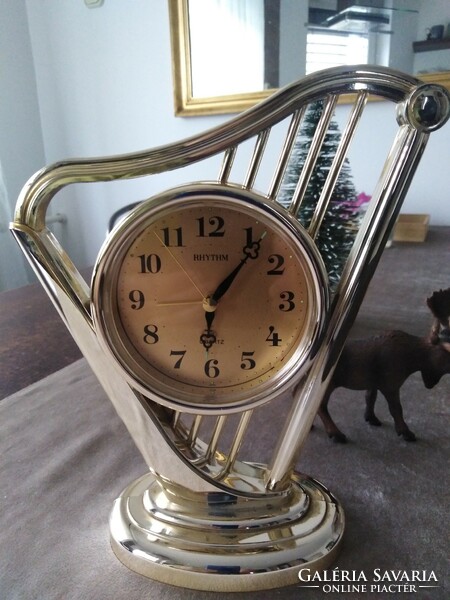 Musical harp - decorative alarm clock
