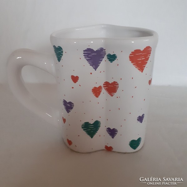 Heart-shaped mug