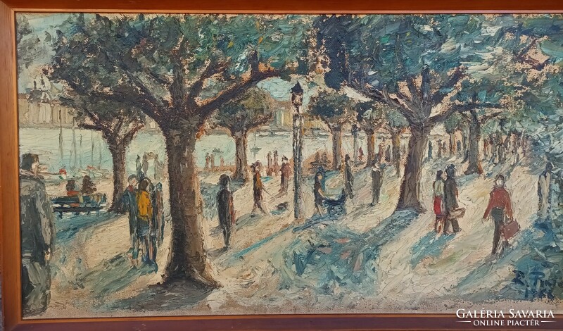 1966-os Hatalmas Festmény Utcai Forgatag