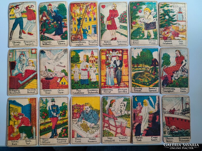 Igazmondó Vető-kártya, 2.sz. ~ Nemesi nyomda ~ c.1937 - Jóskártya vetőkártya cigánykártya