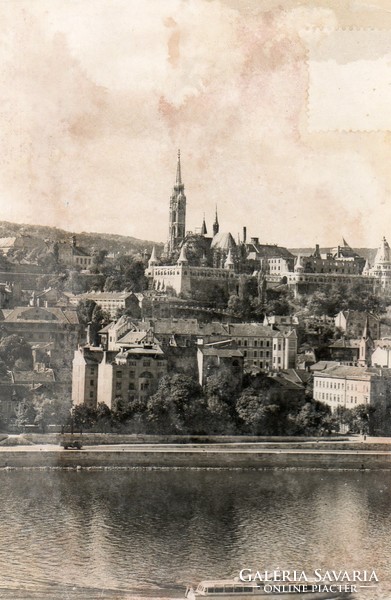 C - 239 Futott képeslap  Budapest Budai látkép