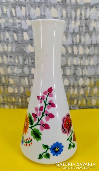 Porcelain vase with small floral pattern