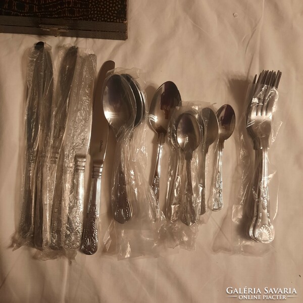 Amefa monogram 24-piece cutlery set (unused)