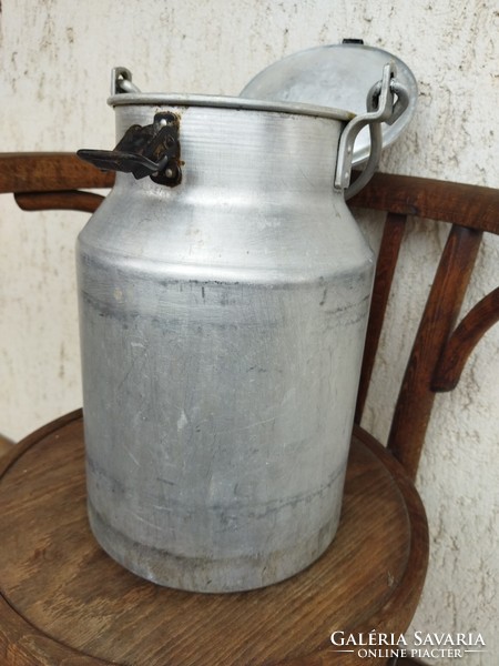 Milk jug, aluminum, 10 liters