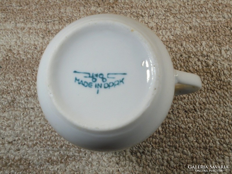 Retro régi jelzett porcelán bögre - DPRK Észak Korea-i gyártmány
