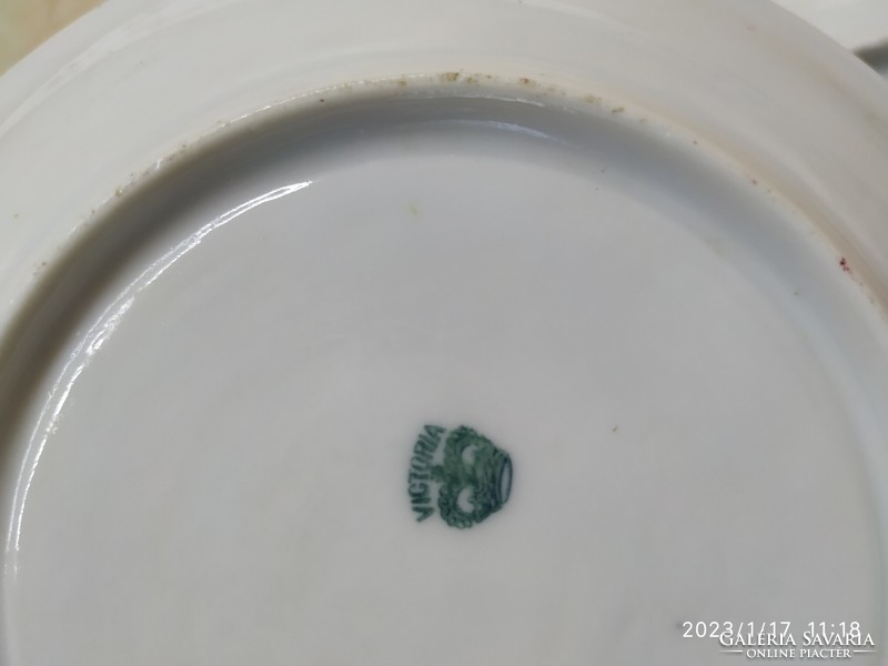 Victoria czechoslovakia porcelán kis tányér 5 db eladó!