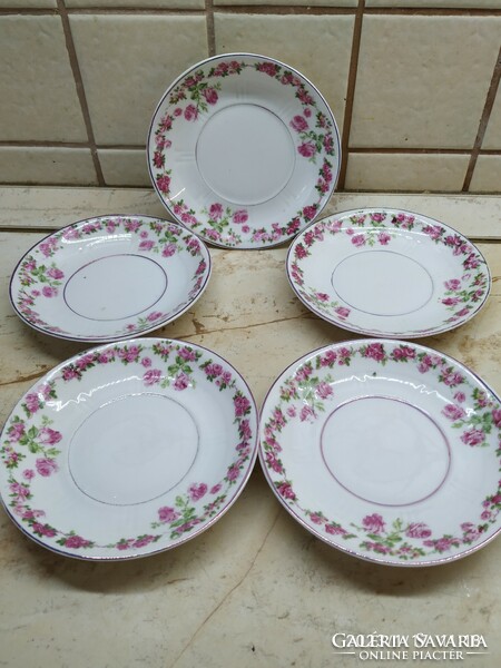 Victoria czechoslovakia porcelán kis tányér 5 db eladó!