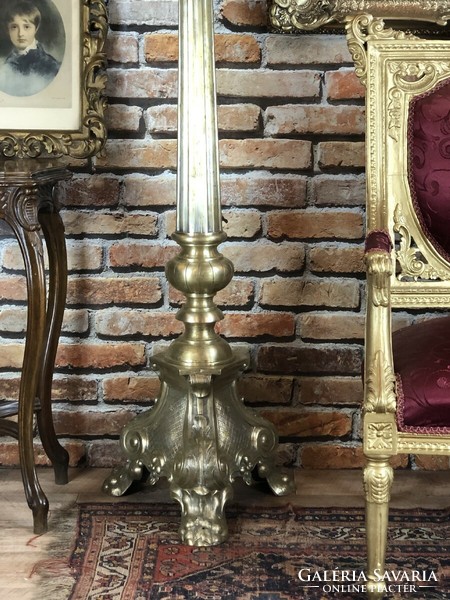 Antique candelabra, standing lamp.