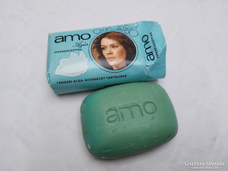 Retro soap amo azure old toilet soap