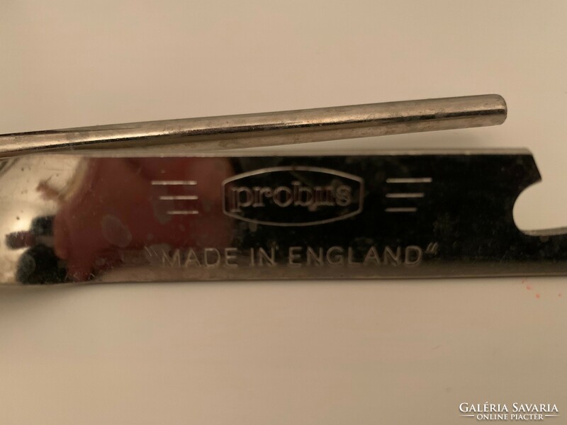 Régi retró fém konzervnyitó - Probus Made in England nyomattal