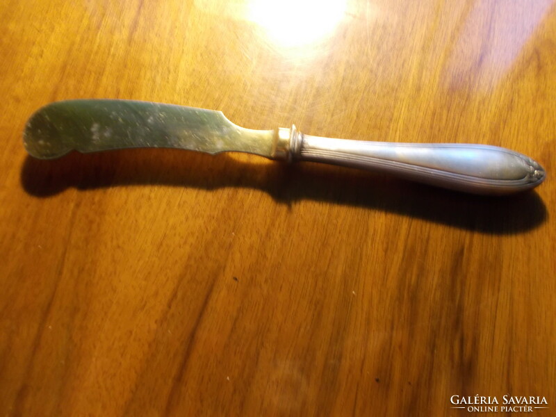 Ww2, Wehrmacht cake knife, marked..Wellner 90, silver and gold plated