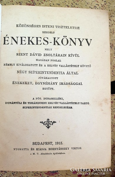 Réz díszítéses csatos antik imakönyv aranyozott lapélekkel 1915 Hornyánszky