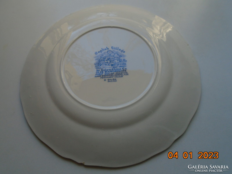 "Az angol vidék"   mintával tányér Salem China Staffordshire