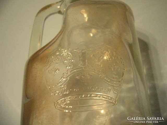 N11 with separate mark 1818 and several separate marks antique glass pierre smirroff 1.75 Liter egg shape