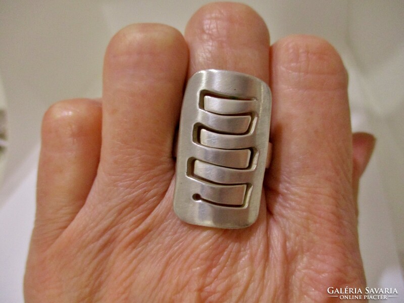 Szépséges magyar  kézműves ezüstgyűrű