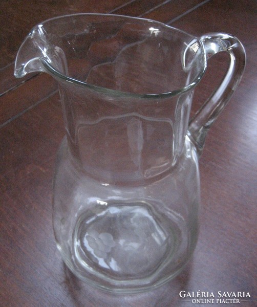 Incised glass jug, water jug