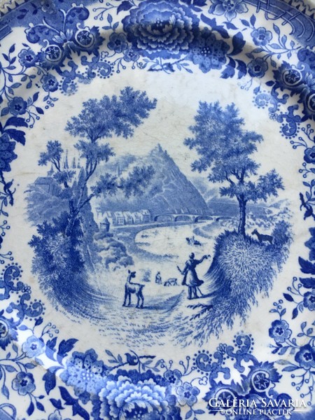 Német keménycserép tányér, VILLEROY & BOCH, Burgenland