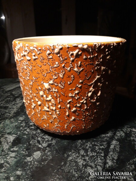 Large pond head ceramic bowl