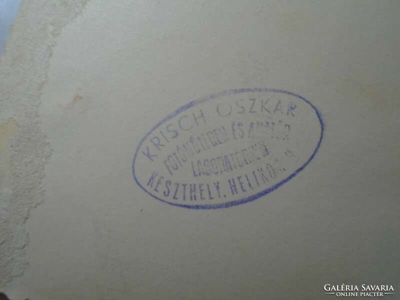 D192973   Régi fotó - Színház -színdarab - színészek - KESZTHELY  1940's- Kirsch Oszkár -