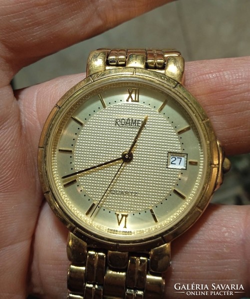 Roamer quartz men's vintage wristwatch, in nice, working condition.