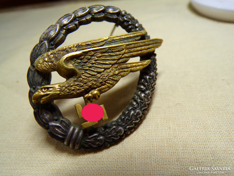 II. Vh. German Luftwaffe Parachute Badge