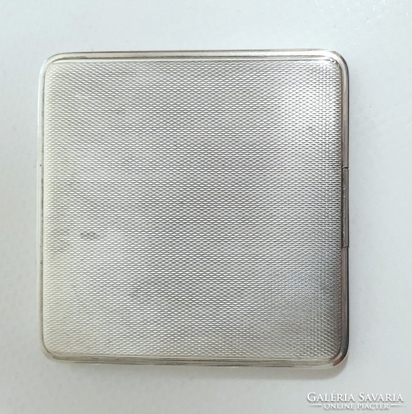 Silver (835) powder case, powder holder, powder compact