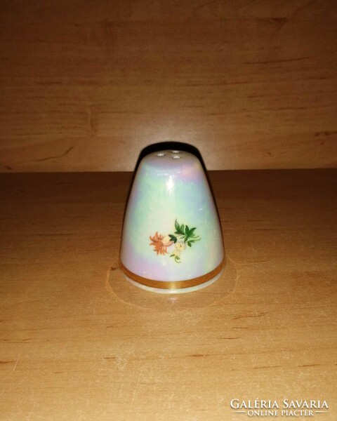 Lüsztermázas porcelán sószóró 5,5 cm (8/K)