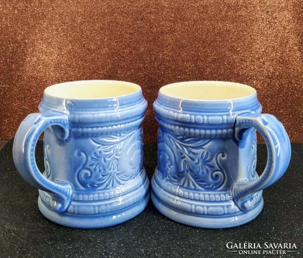 Hungarian ceramic association - granite factory - 2 retro ceramic jugs