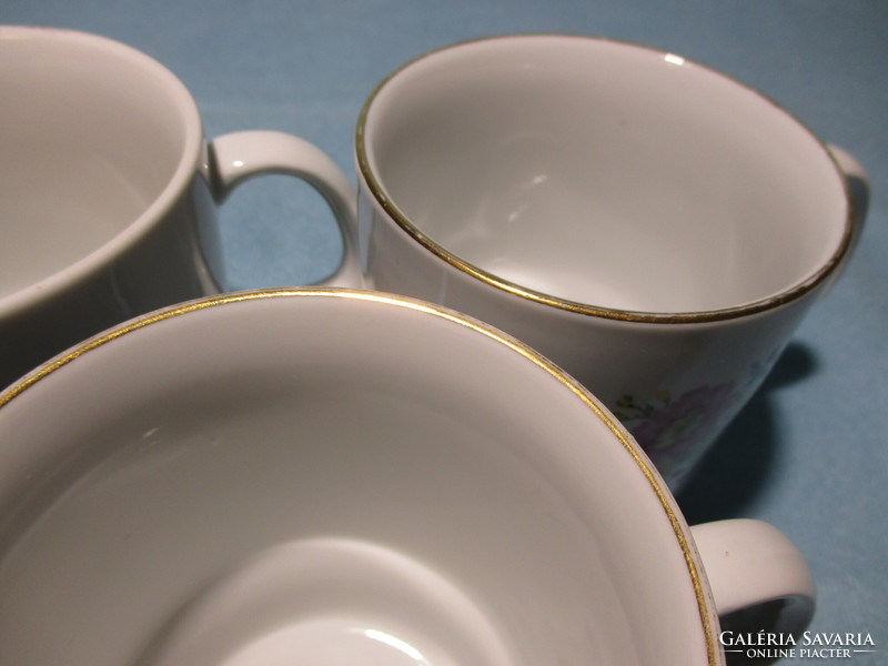 5 retro lowland flower mugs, cups