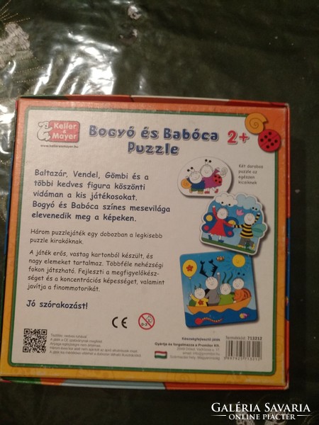 Bogyó és babóca 3 db puzzle játék, Alkudható
