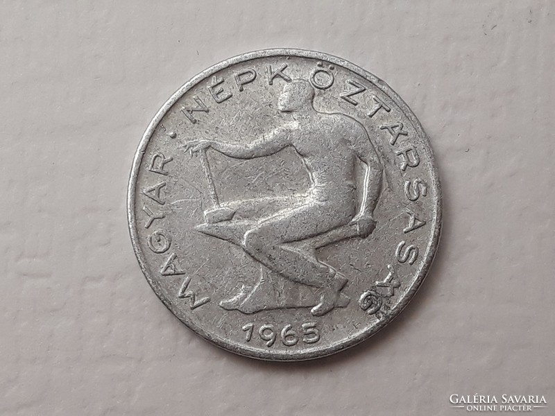 Hungary 50 filer 1965 coin - Hungarian alu 50 filer 1965 coin