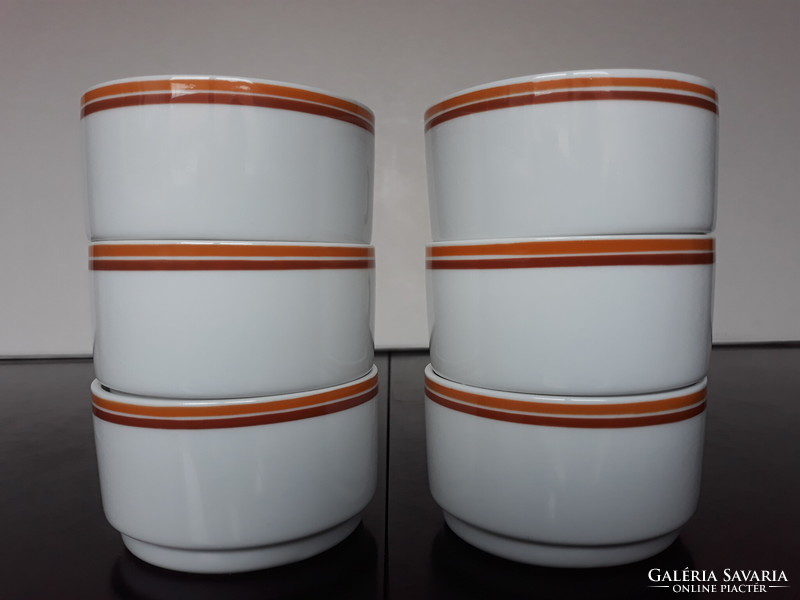 6 db Alföldi porcelán csésze