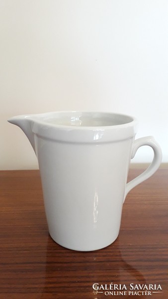 Old zsolnay porcelain white pharmacy measuring cup measuring cup pitcher 13 cm