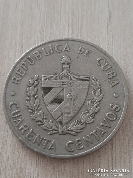 Kuba 40 Centavo 1962