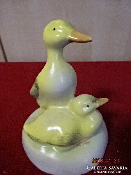 Aquincum porcelain figure, pair of ducks. He has! Jokai.