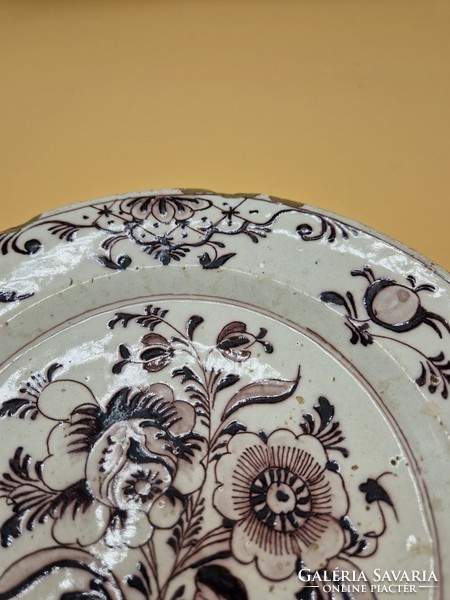 From 1750 delftware - plate - earthenware xviii. Mid century