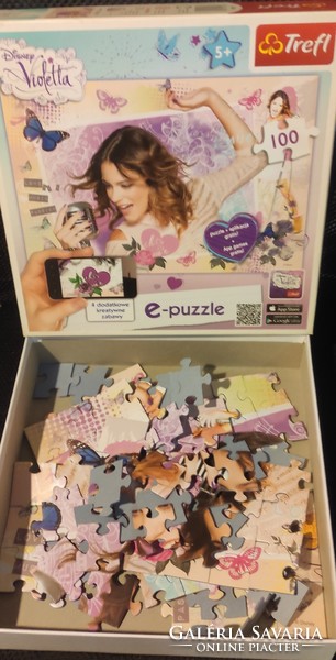 Disney Violetta e-puzzle mobilos alkalmazásokkal - 100db-os - hiánytalan