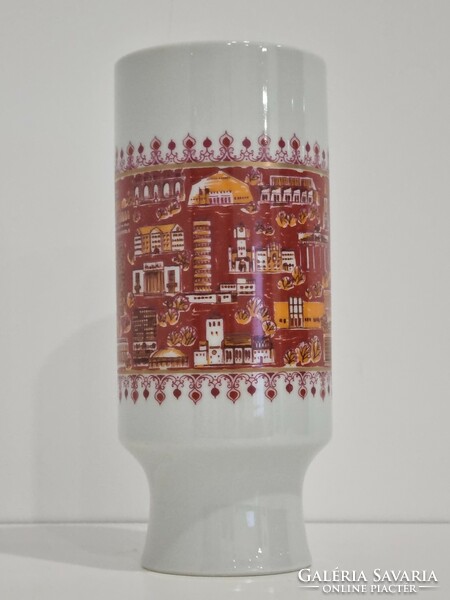 Wallendorf -Berlin porcelán váza,régi gyűjtői darab a '70-es évekből
