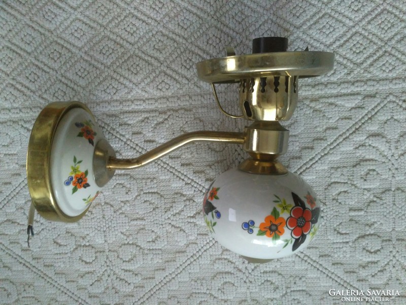 Old wall lamp and lamp